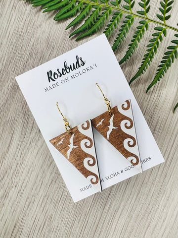 Iwa Nalu Triangle Earrings