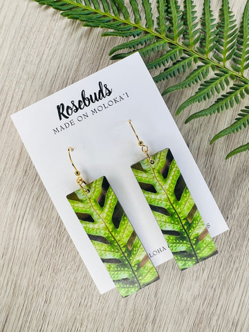 Laua'e Leaf Earrings